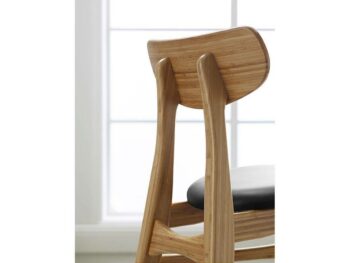 Cassia Dining Chair w/ Leather Seat